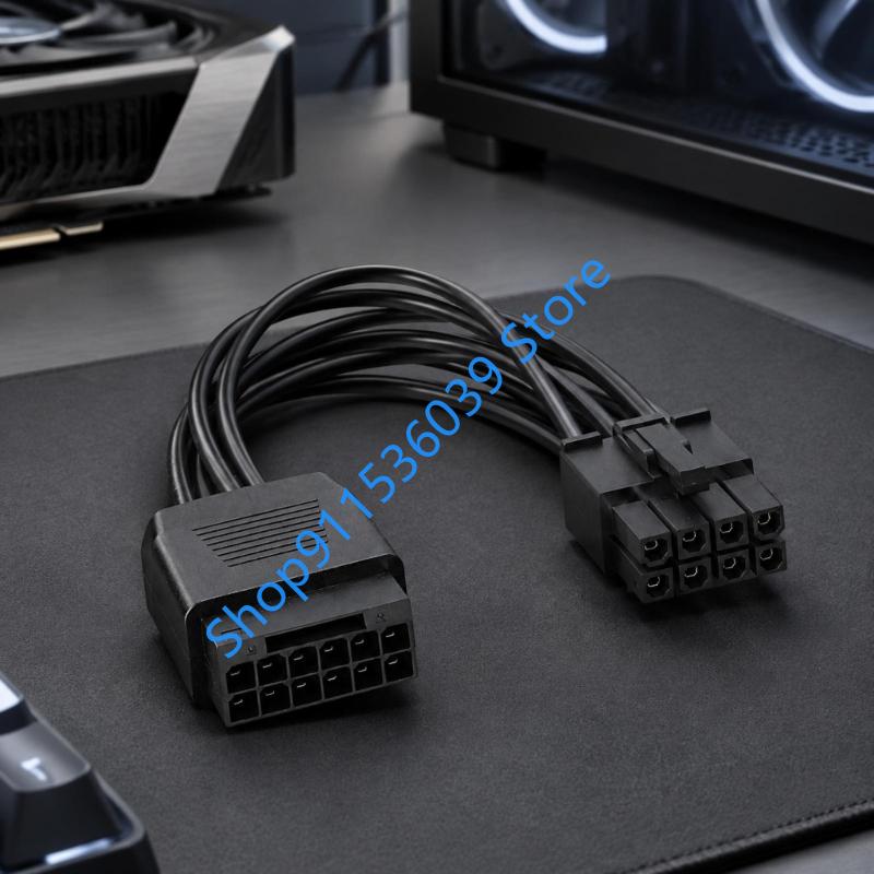 Dual 8Pin To 16Pin 12Vhpwr Cable - 45bb 12 + 4 pinos 12vhpwr