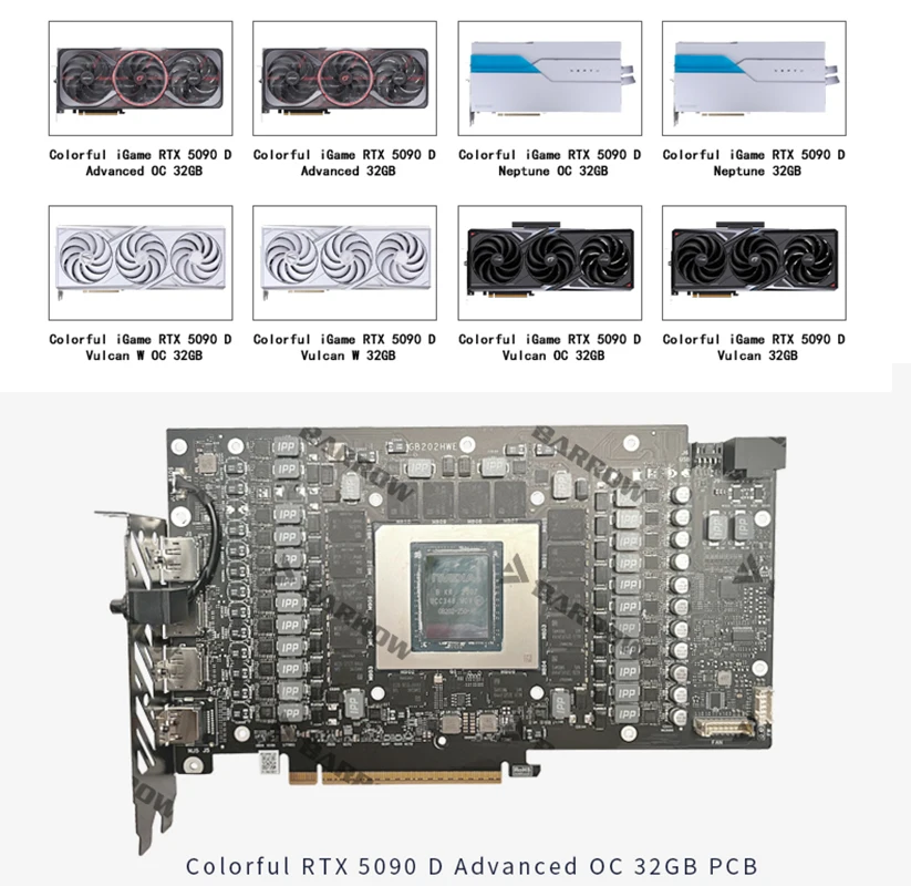 Bloco de água para GPU Barrow  - Rtx 5090 32Gb avaliação e preço
